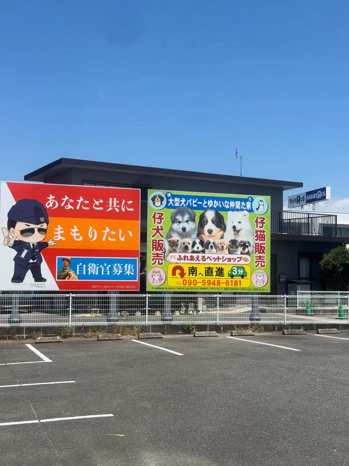 看板、設置完了しました🐶